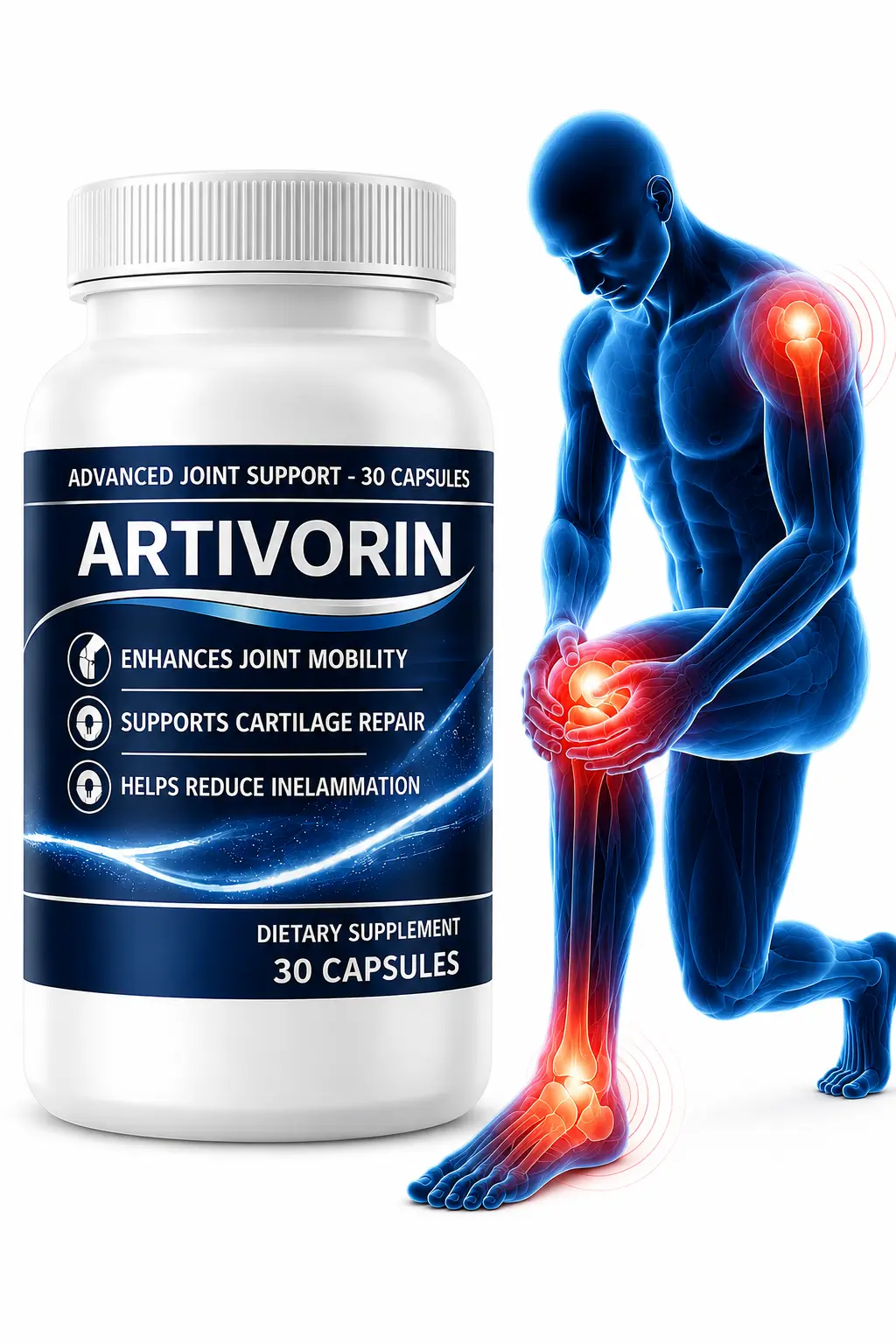 Artivorin supplement bottle